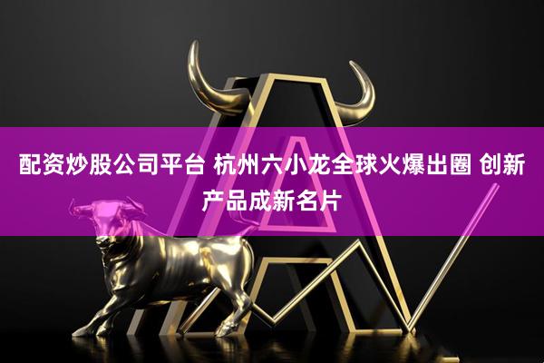 配资炒股公司平台 杭州六小龙全球火爆出圈 创新产品成新名片